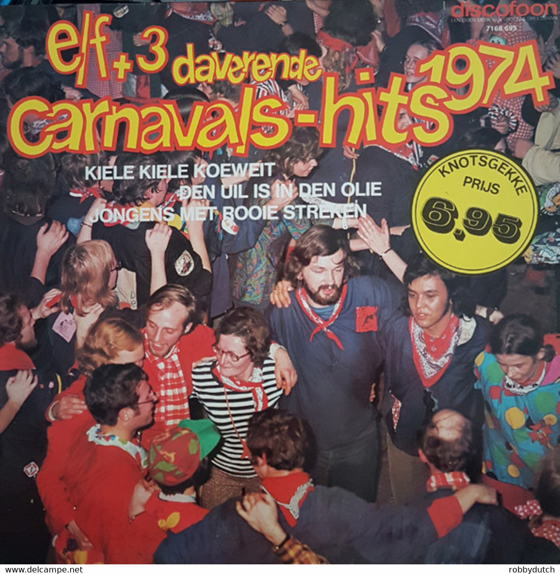 * LP *  ELF + 3 DAVERENDE CARNAVALSHITS 1974 - Autres - Musique Néerlandaise