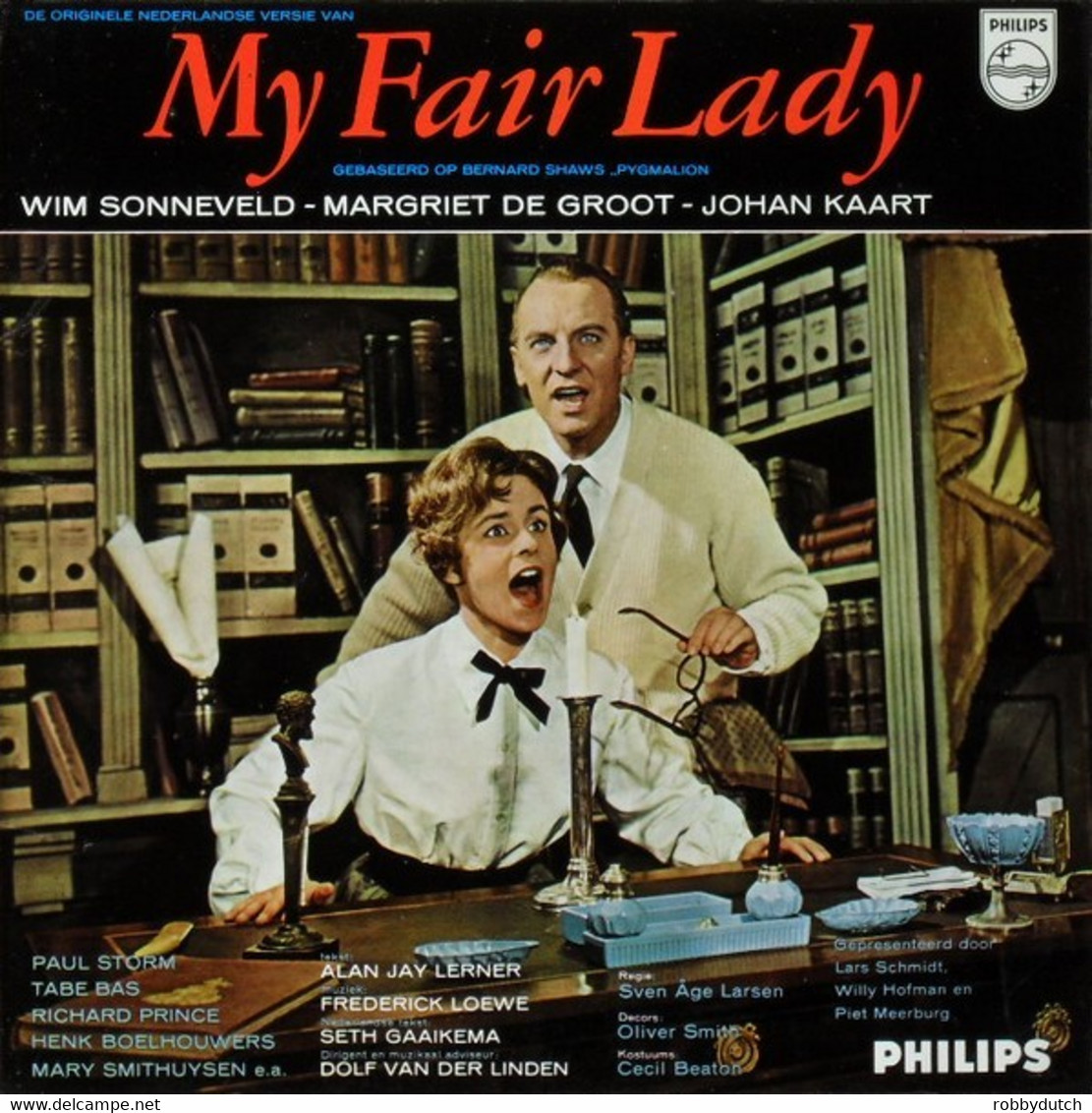 * LP *  MY FAIR LADY (Originele Ned Versie Met WIM SONNEVELD En JOHAN KAART) Mono 1961 - Musicals