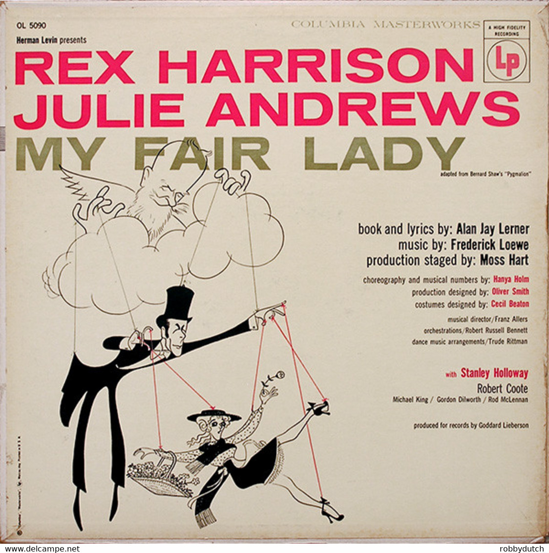 * LP *  MY FAIR LADY With REX HARRISON And JULIE ANDREWS (USA 1963 CBS Masterworks) - Musicales