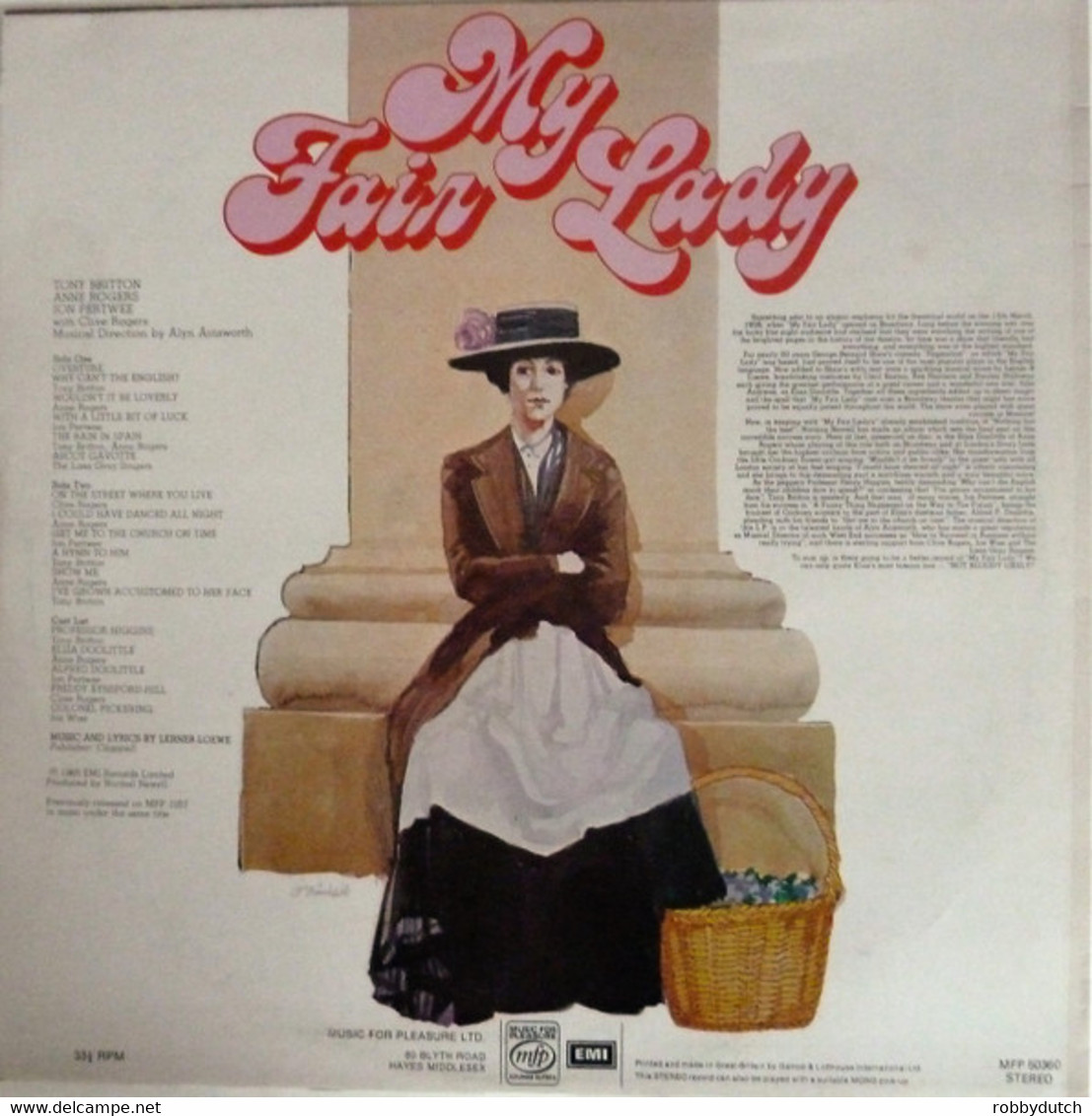 * LP *  MY FAIR LADY With TONY BRITTON And ANNE ROGERS (England 1965 EX) - Musicales
