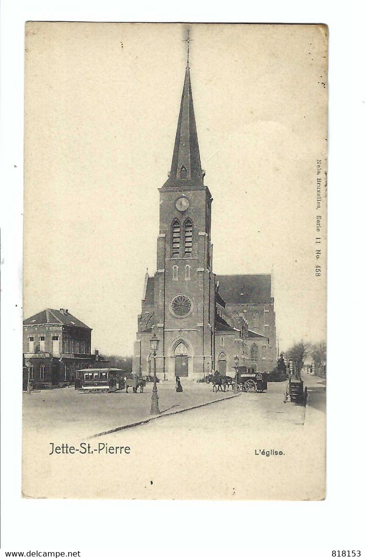 Jette -St.-Pierre   L'église 1920 - Jette