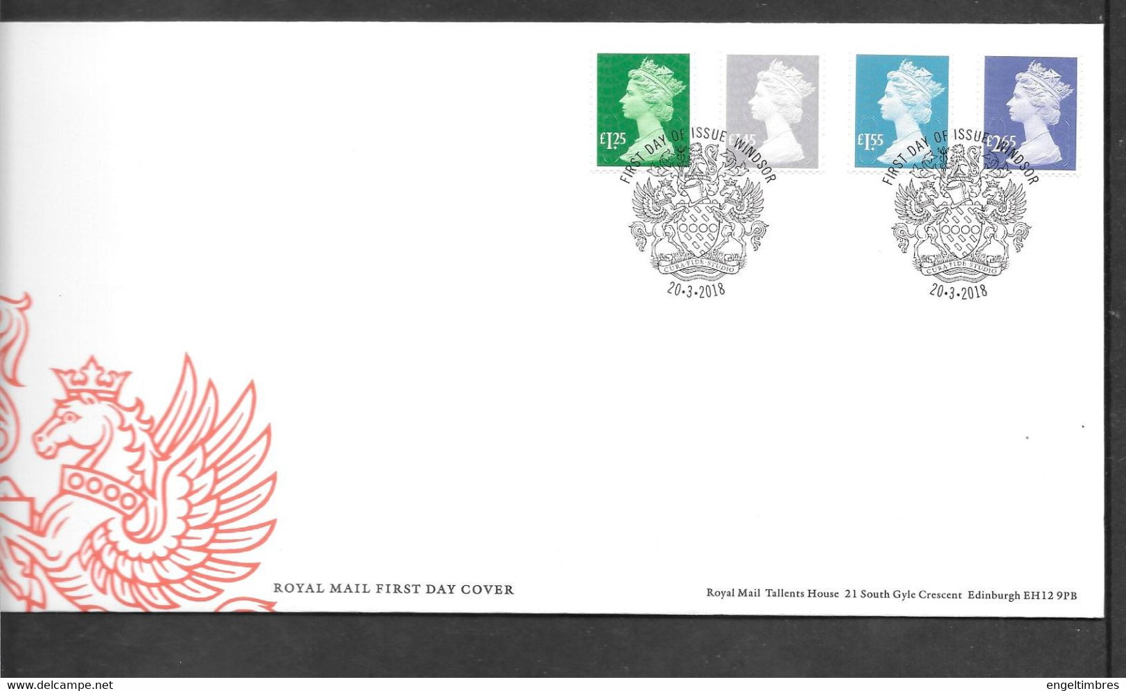 GB - 2018 New  Definitives (4)    FDC Or  USED  "ON PIECE" - SEE NOTES  And Scans - 2011-2020 Decimale Uitgaven