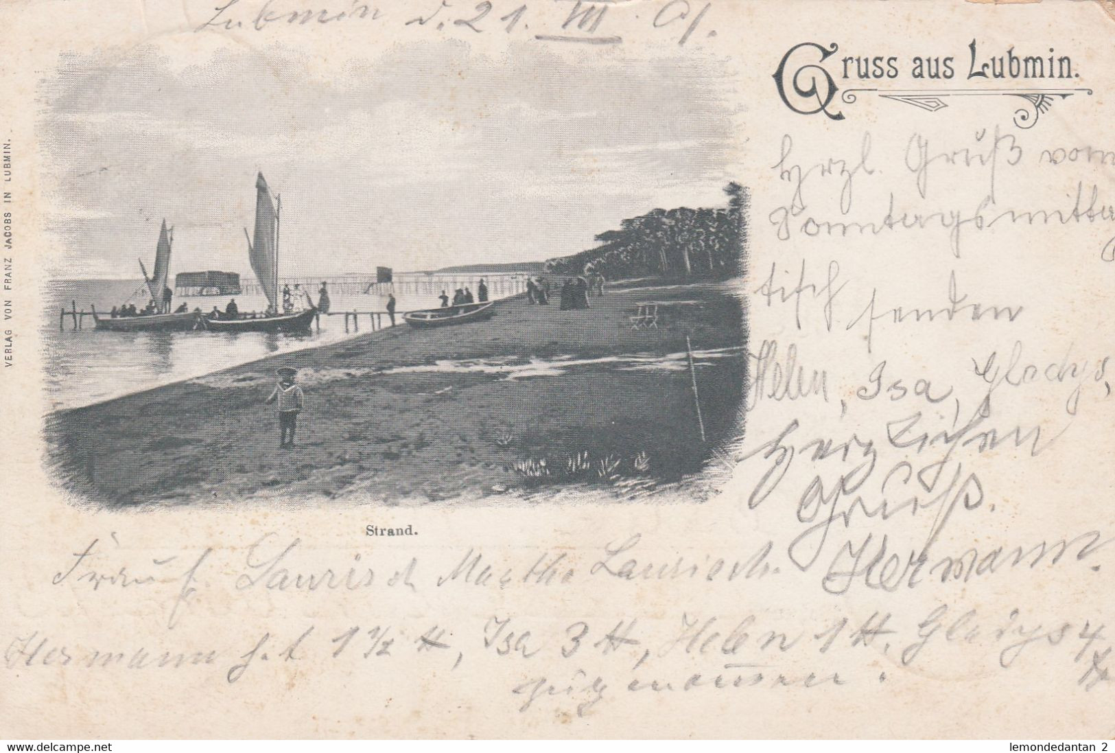 Gruss Aus Lubmin 1901 - Lubmin