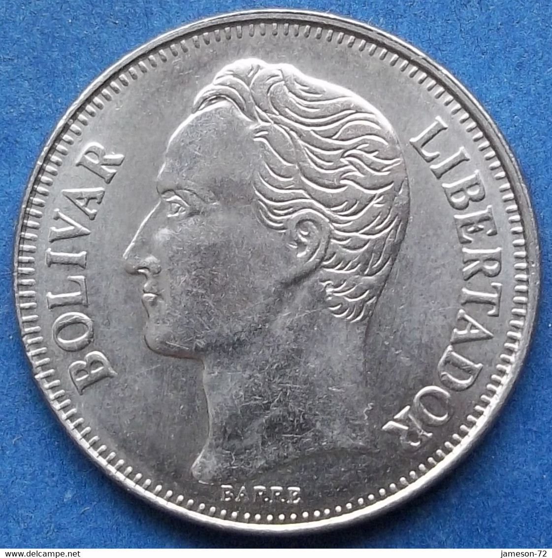 VENEZUELA - 1 Bolivar 1990 Y# 52a.2 Reform Coinage (1896-1999) - Edelweiss Coins - Venezuela
