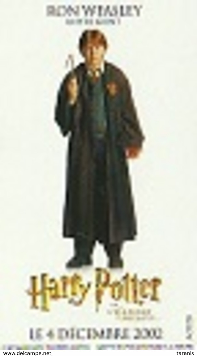 HARRY POTTER - Allociné - RON WEASLEY... - Carte Pelliculée 5x8.7 TBon Etat (voir Scan) - Harry Potter