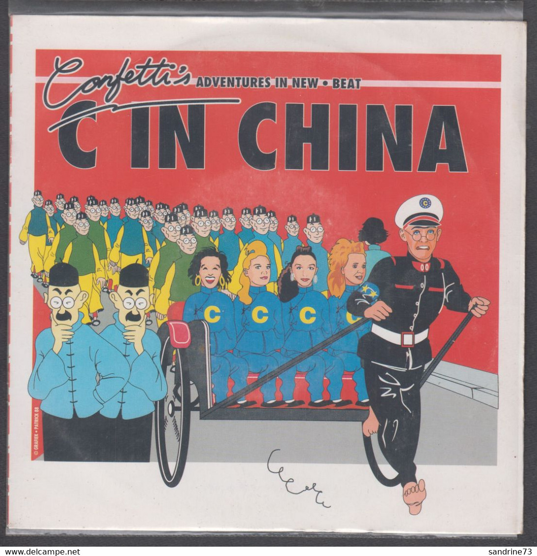 Disque Vinyle 45t - Confetti's - C In China - Dance, Techno En House