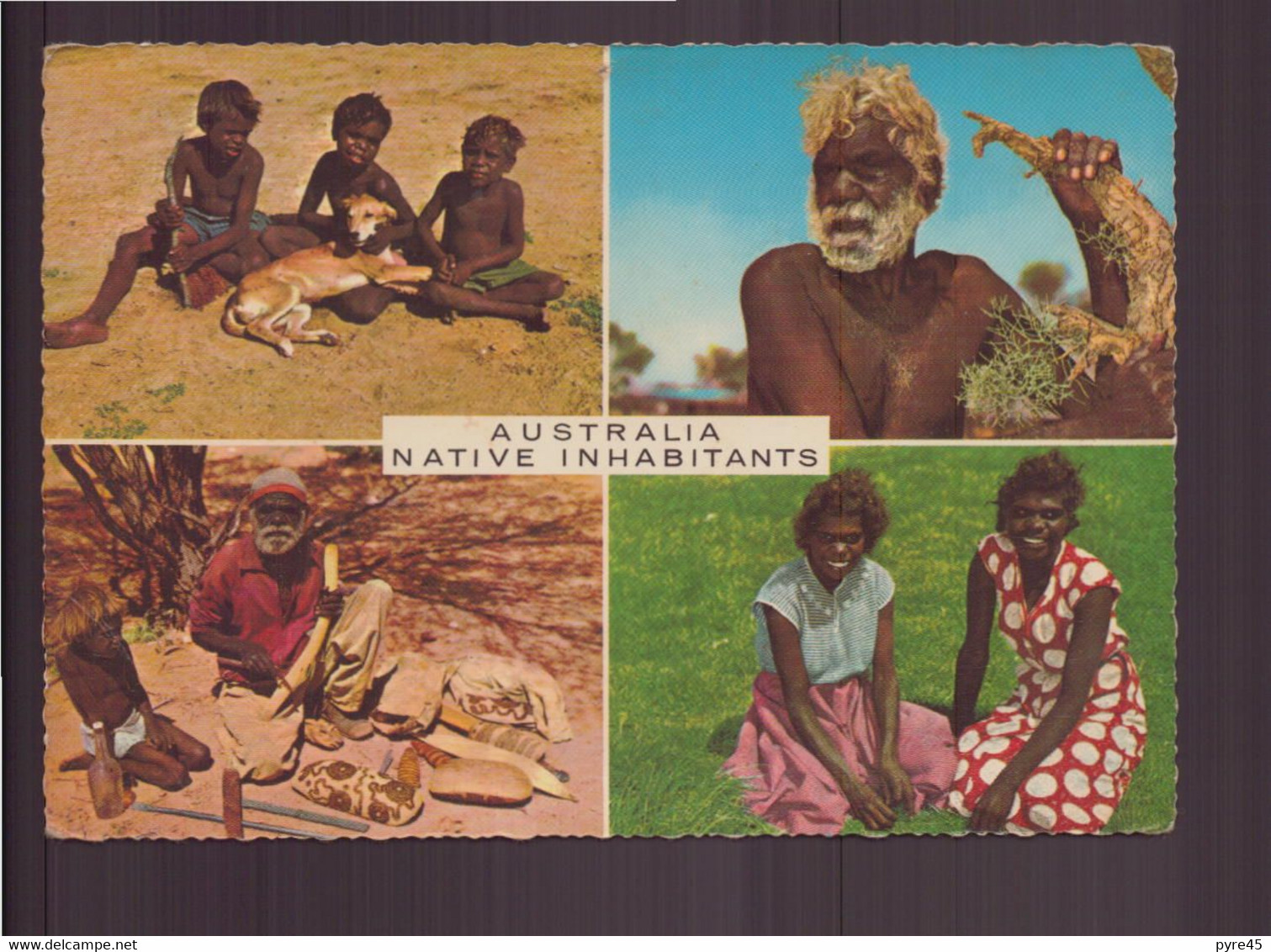 AUSTRALIE NATIVES INHABITANTS TROU D EPINGLE - Aborigeni