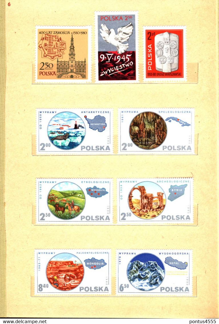 Poland collection 1980-1981 MNH