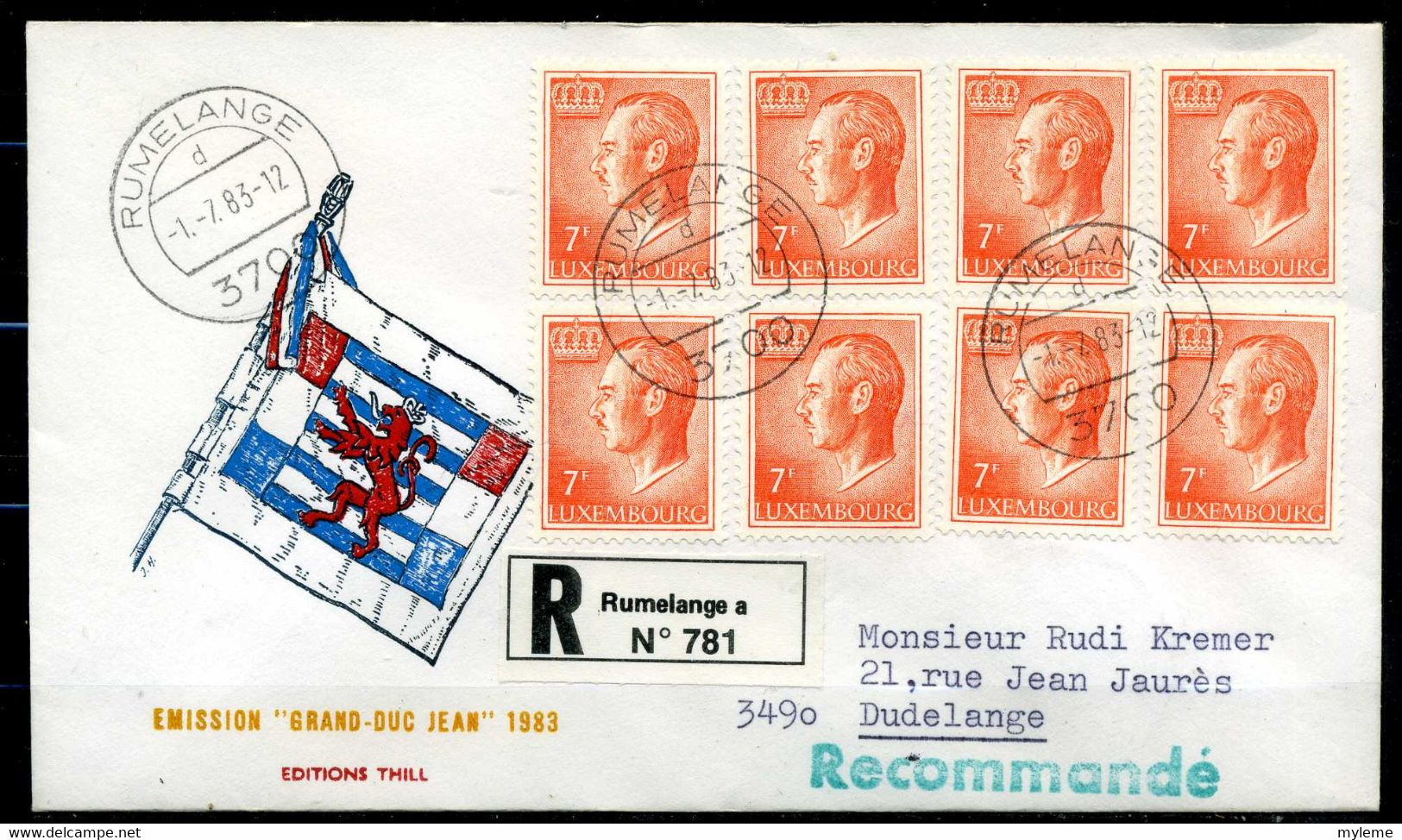 Z20-8 Luxembourg  FDC 1er Jour N° 1030 En Parfait état. A Saisir !!! - Lettres & Documents