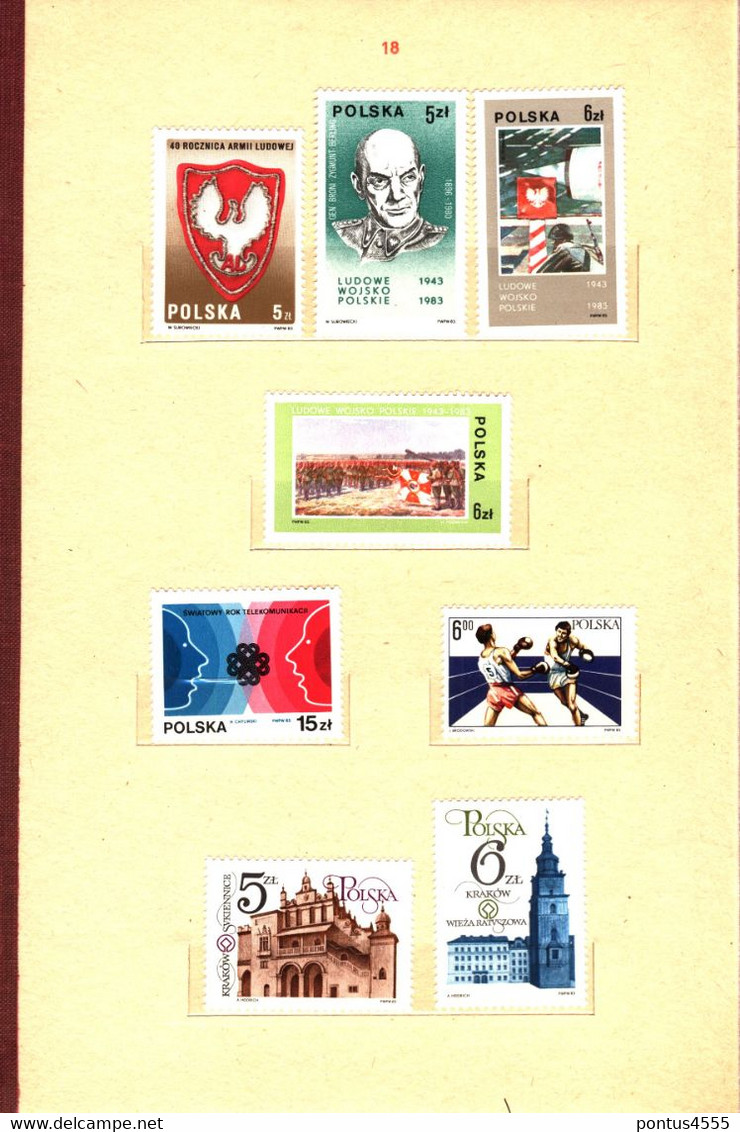 Poland collection 1982-1984 MNH