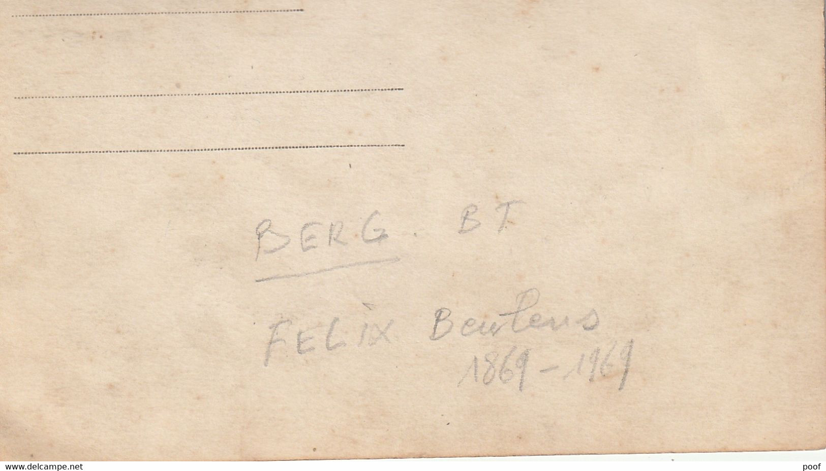 Berg ( Zellik ? ): Fotokaart Militairen  Met Felix Beulens (of Buelens ?? ) -- 100 Jarige ? - Asse