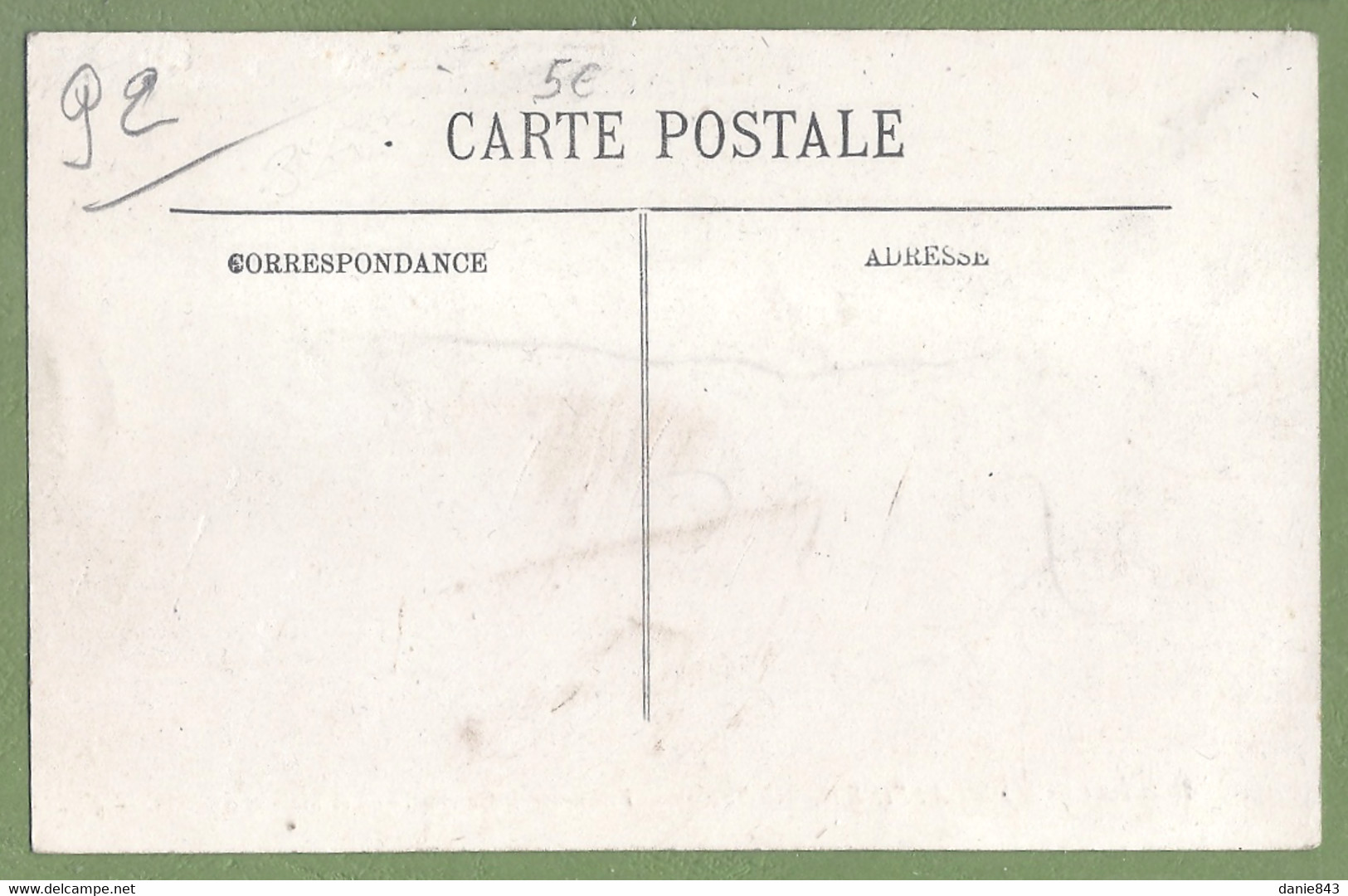 CPA Vue Peu Courante - HAUTS DE SEINE- VILLENEUVE LA GARENNE - CRUE SEINE 1910 - Maisons écroulée - LL / 10 - Villeneuve La Garenne