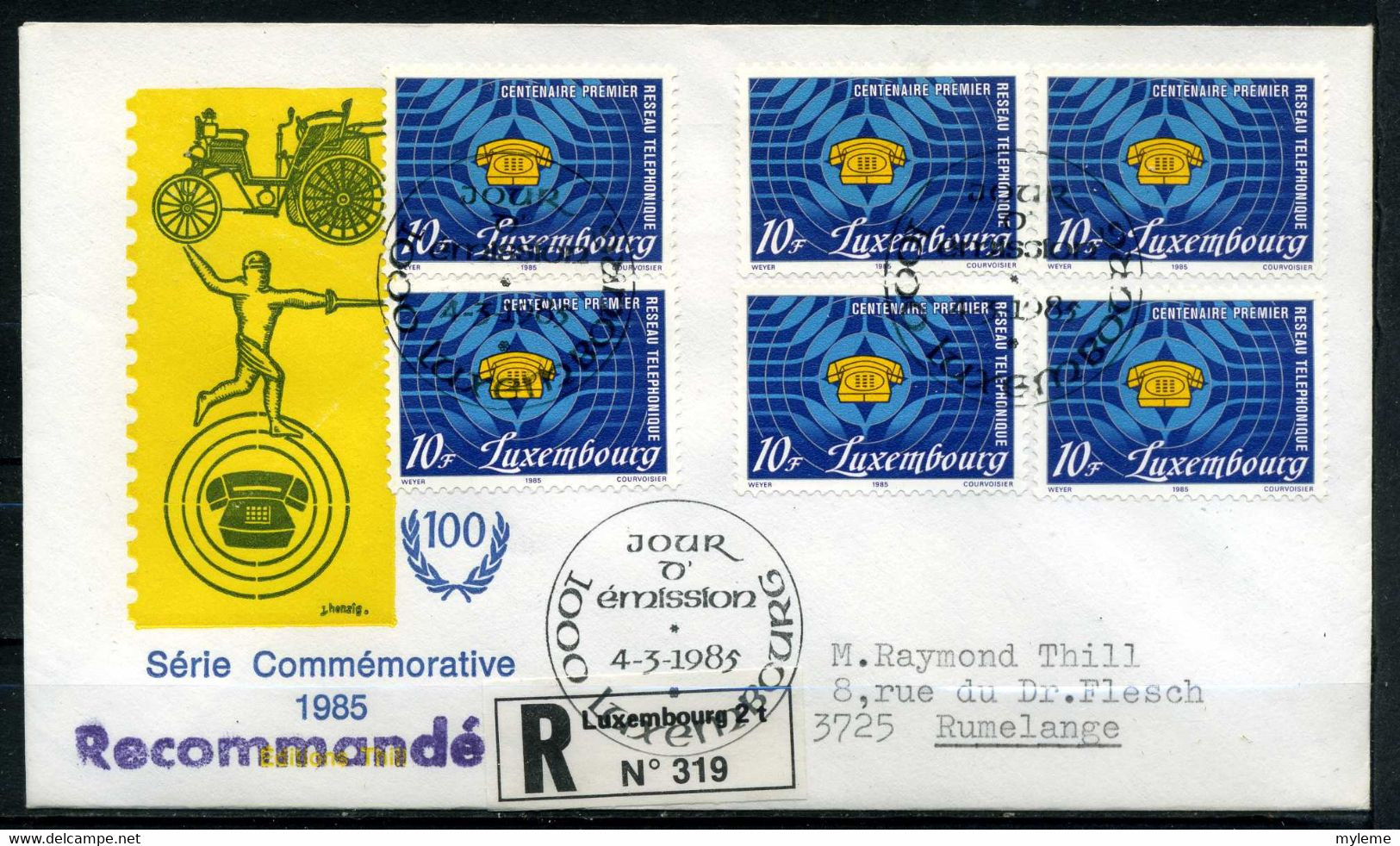 Z25-15 Luxembourg  FDC 1er Jour N° 1073 En Parfait état. A Saisir !!! - Cartas & Documentos