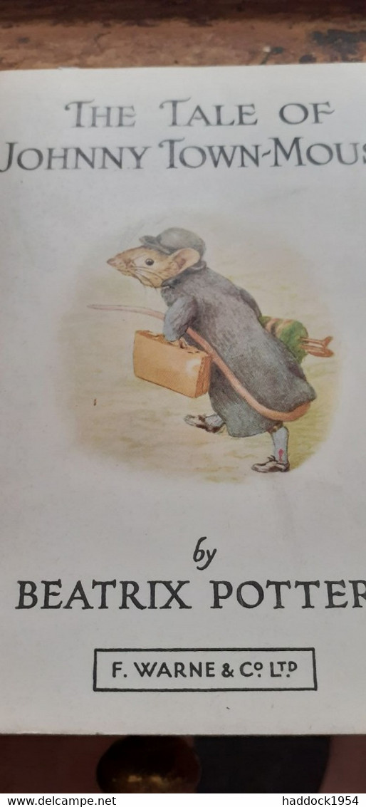 The Tale Of JOHNNY TOWN-MOUSE BEATRIX POTTER Frederick Warne 1973 - Picture Books