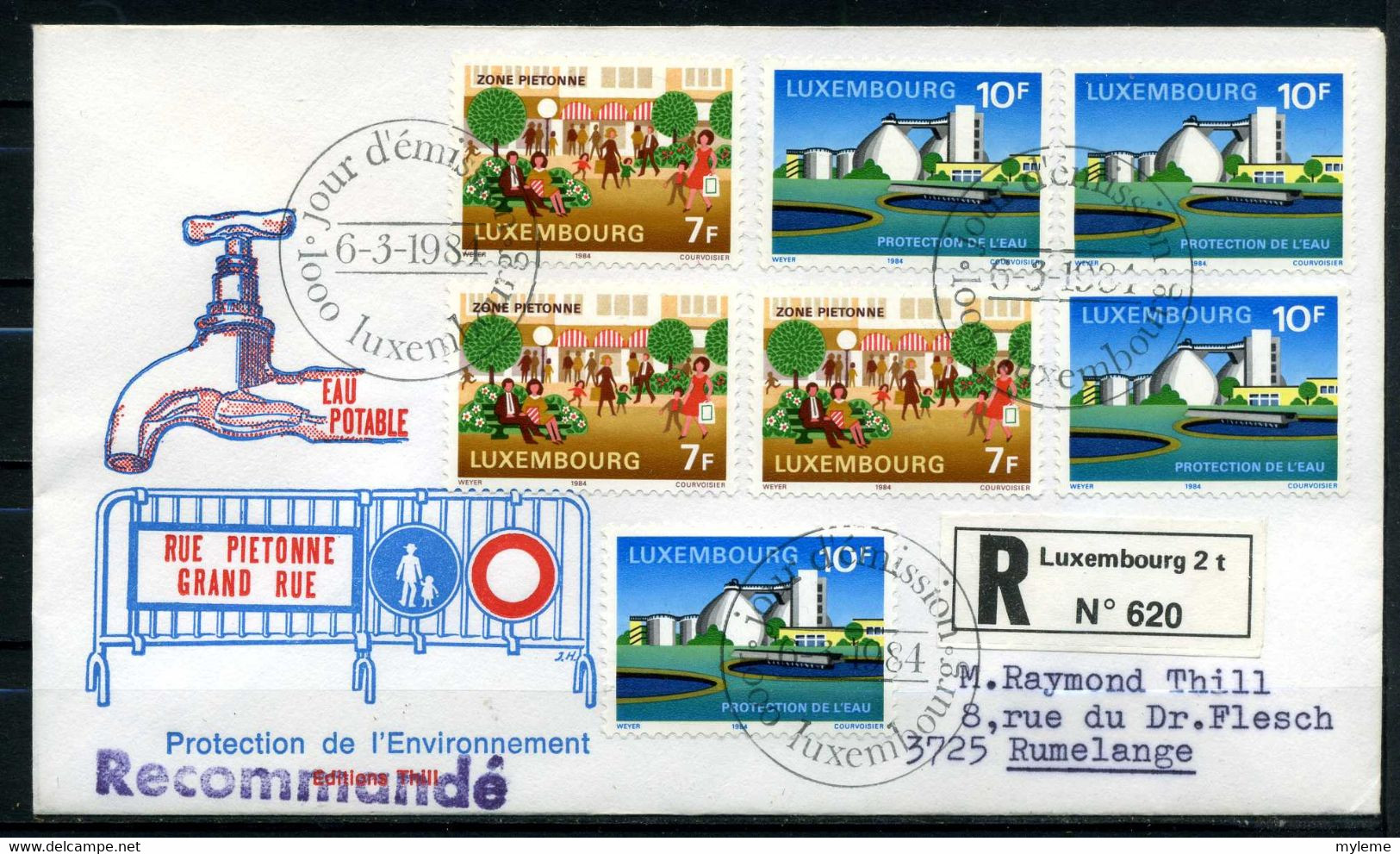 Z25-16 Luxembourg  FDC 1er Jour N° 1045 + 1046 En Parfait état. A Saisir !!! - Brieven En Documenten