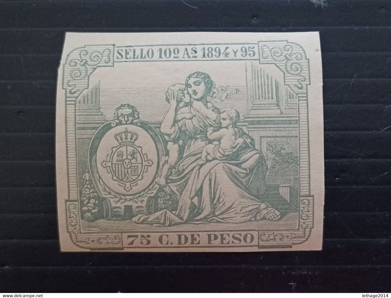 STAMPS CUBA 1894 FISCAL MARITIME NAVAL COMMERCIAL EXCHANGE TAXES VERY RARE MNH ORIGINAL - Portomarken