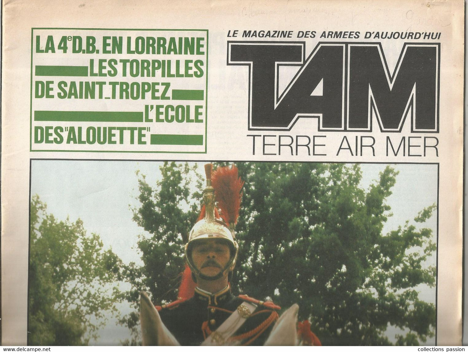 Militaria , Terre Air Mer,  Magazine Des Armées D'aujourd'hui ,TAM ,n° 361 , 26 Octobre 1978, 2 Scans,  Frais Fr 4.95 E - Sonstige & Ohne Zuordnung