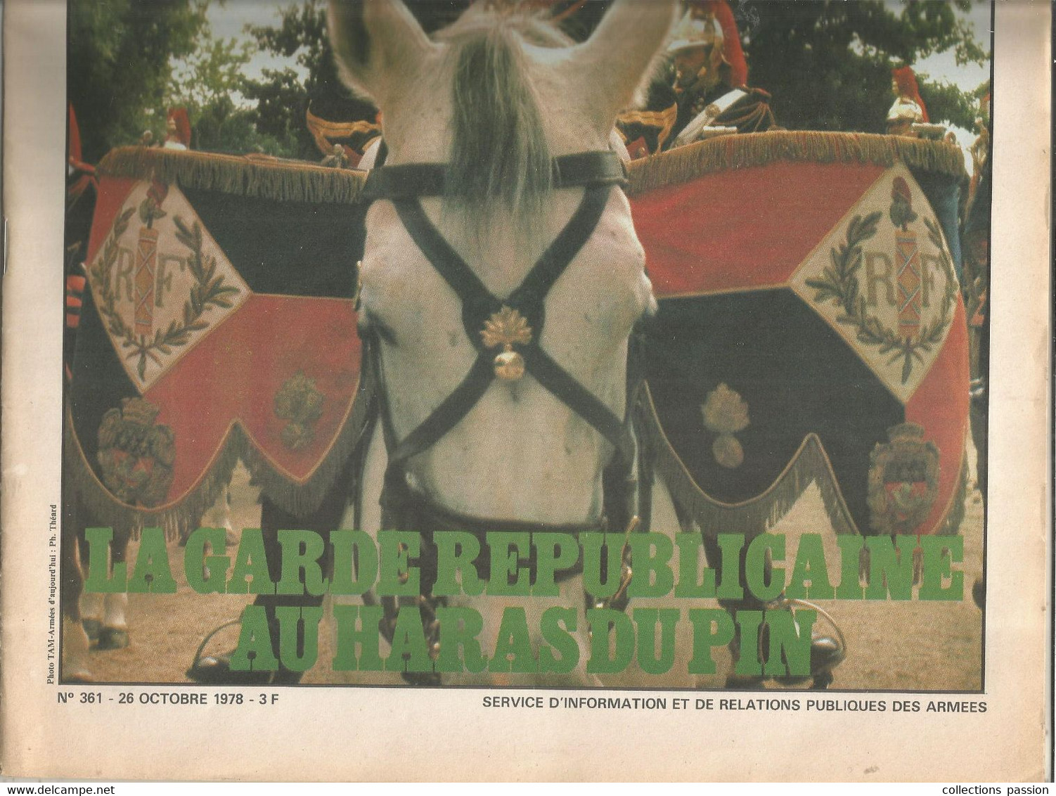 Militaria , Terre Air Mer,  Magazine Des Armées D'aujourd'hui ,TAM ,n° 361 , 26 Octobre 1978, 2 Scans,  Frais Fr 4.95 E - Other & Unclassified