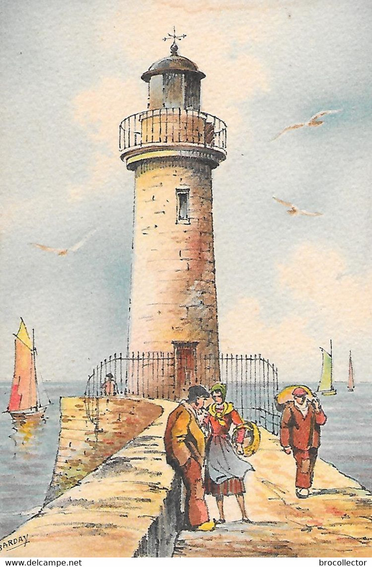 LE CROISIC ( 44 ) - Le Phare ( C.P.S.M. , Gr - Ft ) - Barday