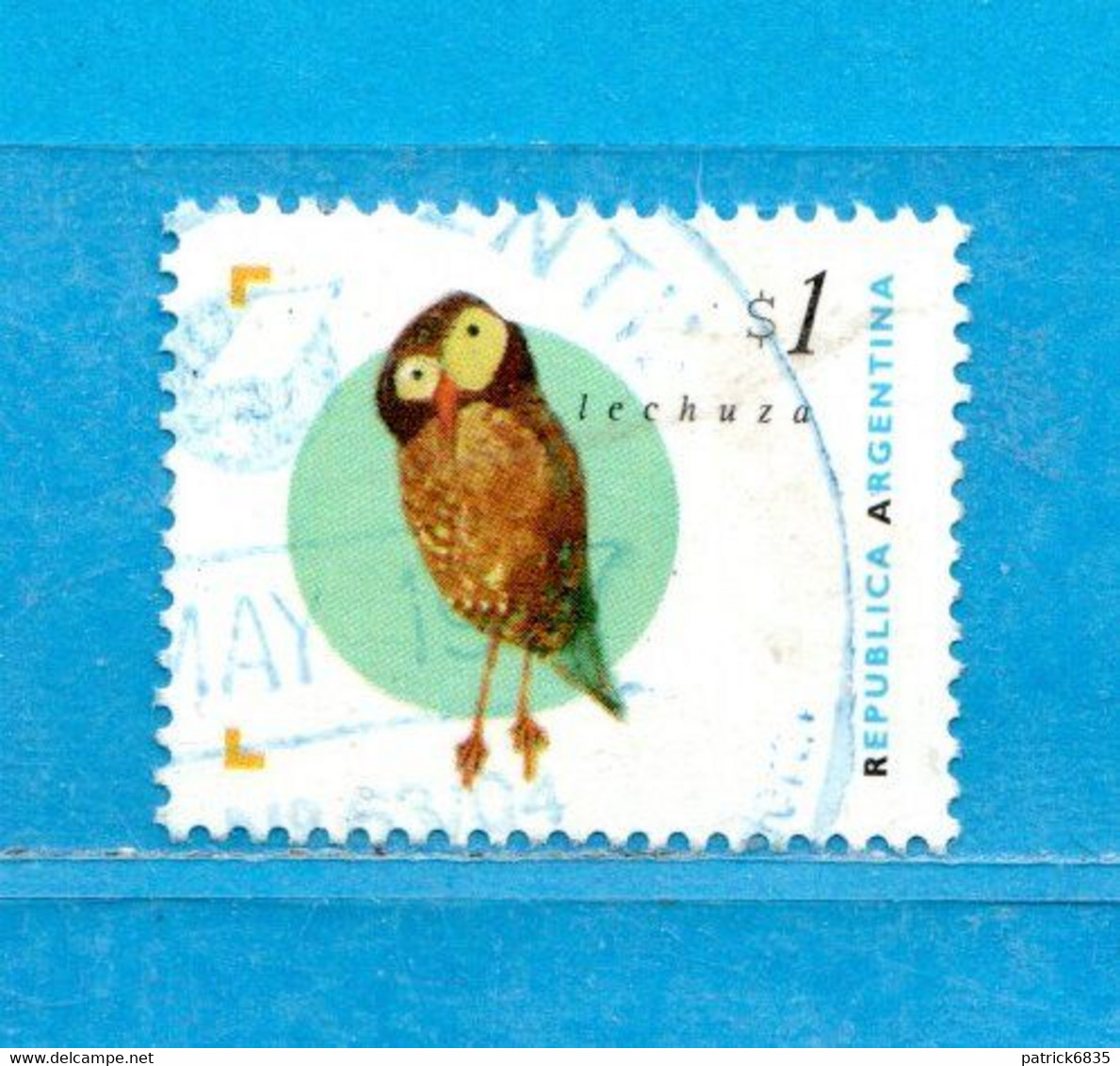 (Us.7) Argentina ° 1995 - OISEAUX ( Chouette ) . Yv. 1889.  Oblitérer. - Usati