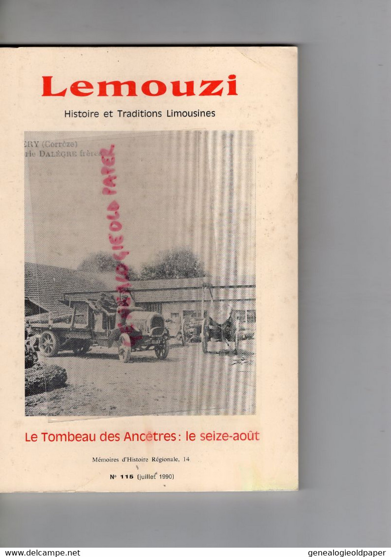 87-19-23- LEMOUZI- N° 115-JUILLET 1990-OBJAT-VOUTEZAC-ST SAINT YRIEIX LA PERCHE-QUEYSSAC-TREICH LAPLENE-SAINT EXUPERY- - Limousin