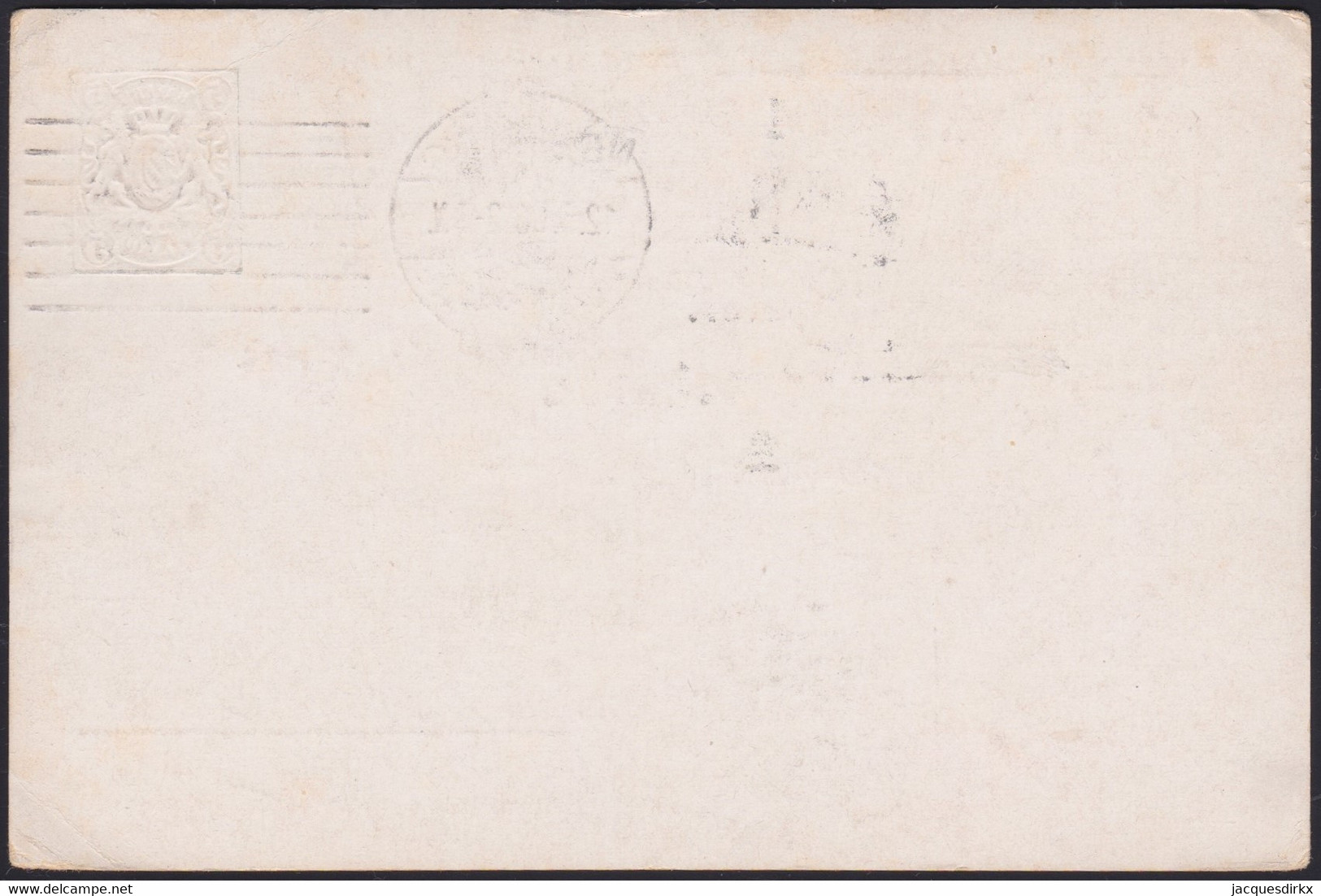 Bayern   .    Michel  .      Postkarte  (2 Scans)       .     O     .   Gestempelt - Postal  Stationery