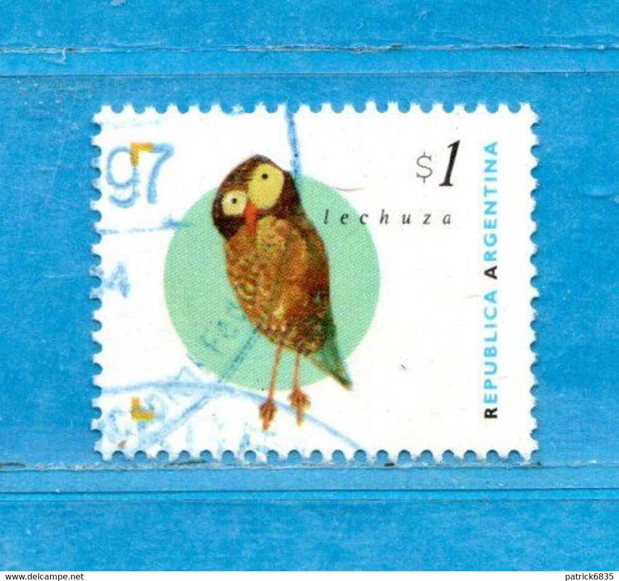 (Us.7) Argentina ° 1995 - OISEAUX ( Chouette ) . Yv. 1889.  Oblitérer. - Usados