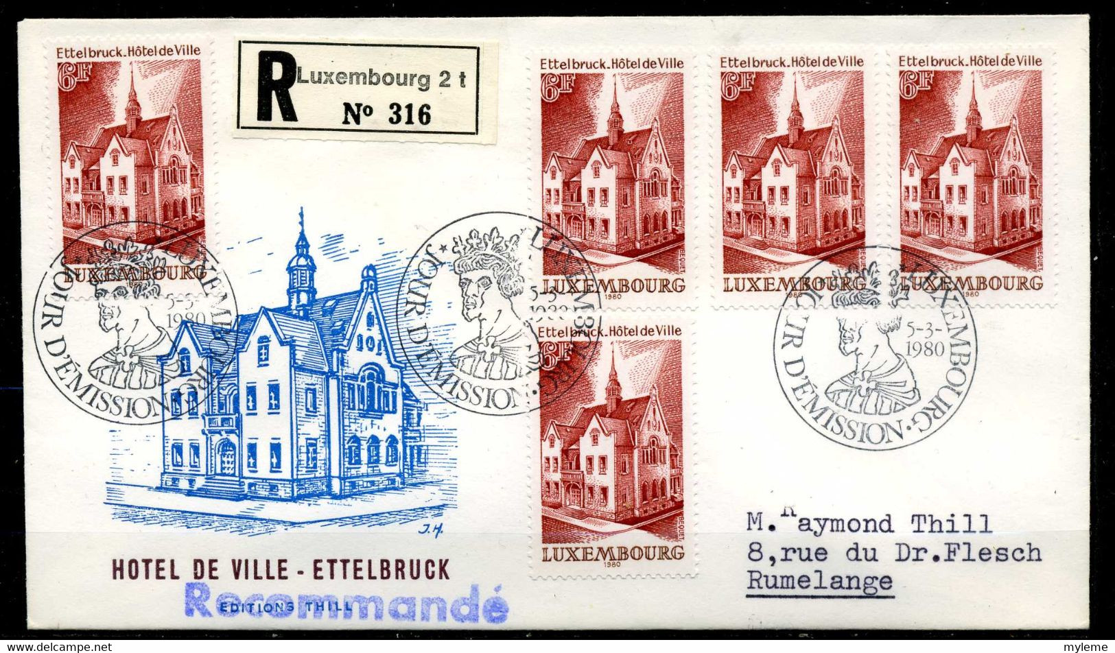 Z24-3 Luxembourg  FDC 1er Jour N° 958  En Parfait état. A Saisir !!! - Brieven En Documenten