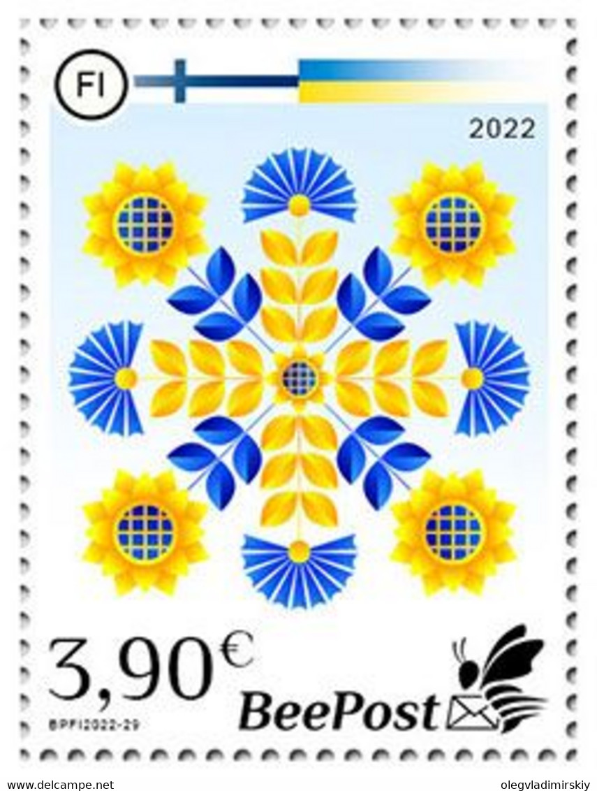 Finland 2022 Support To Ukraine BeePost Stamp Mint - Ungebraucht