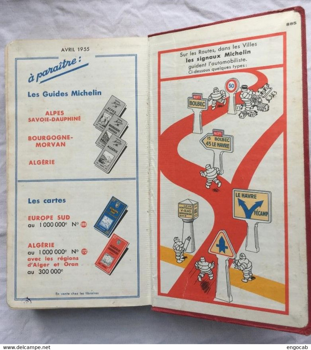 Guide Michelin 1955 A - Michelin (guide)