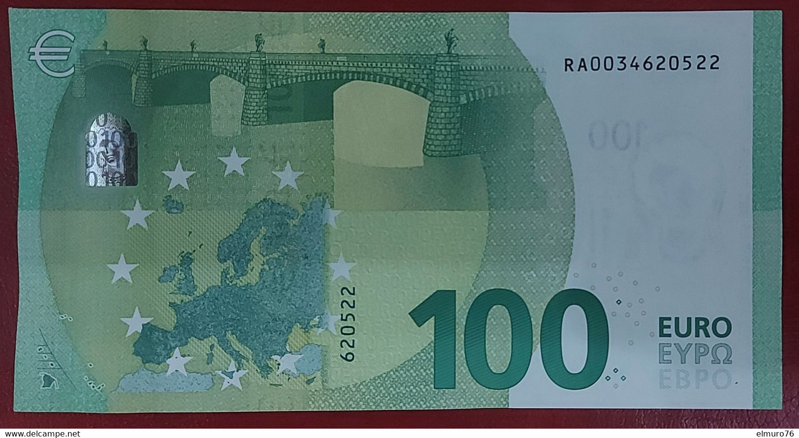 100 Euro R001E3 Germany Serie RA00 Draghi Perfect UNC - 100 Euro