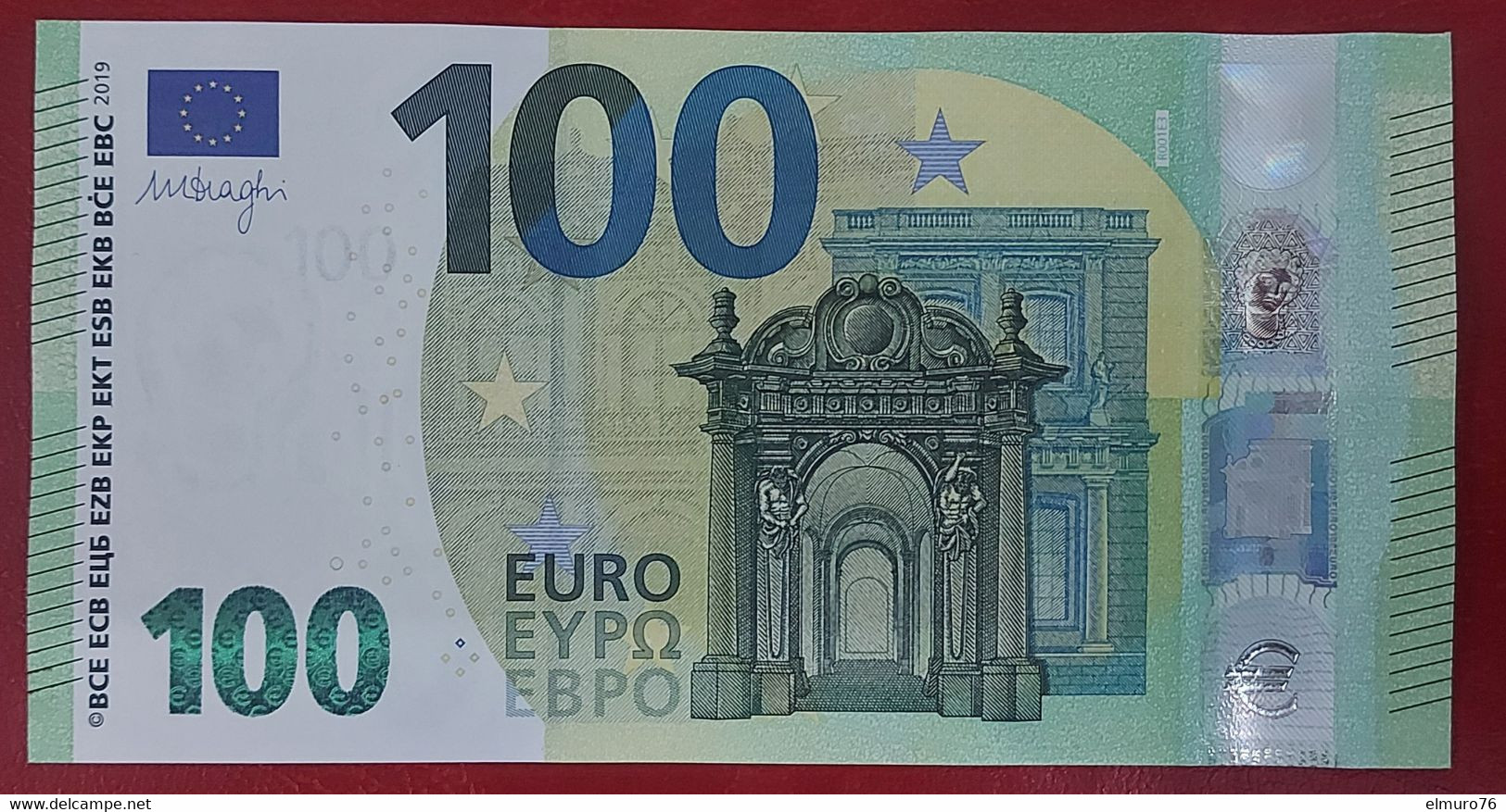 100 Euro R001E3 Germany Serie RA00 Draghi Perfect UNC - 100 Euro