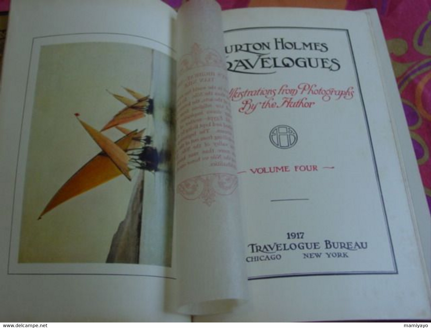 BURTON HOLMES-TRAVELOGUES * EGYPT-SOUTHERN ITALY -SWITZERLAND  / RÉCITS DE VOYAGE Vol IV .Égypte Italie Du Sud Suisse .. - 1900-1949