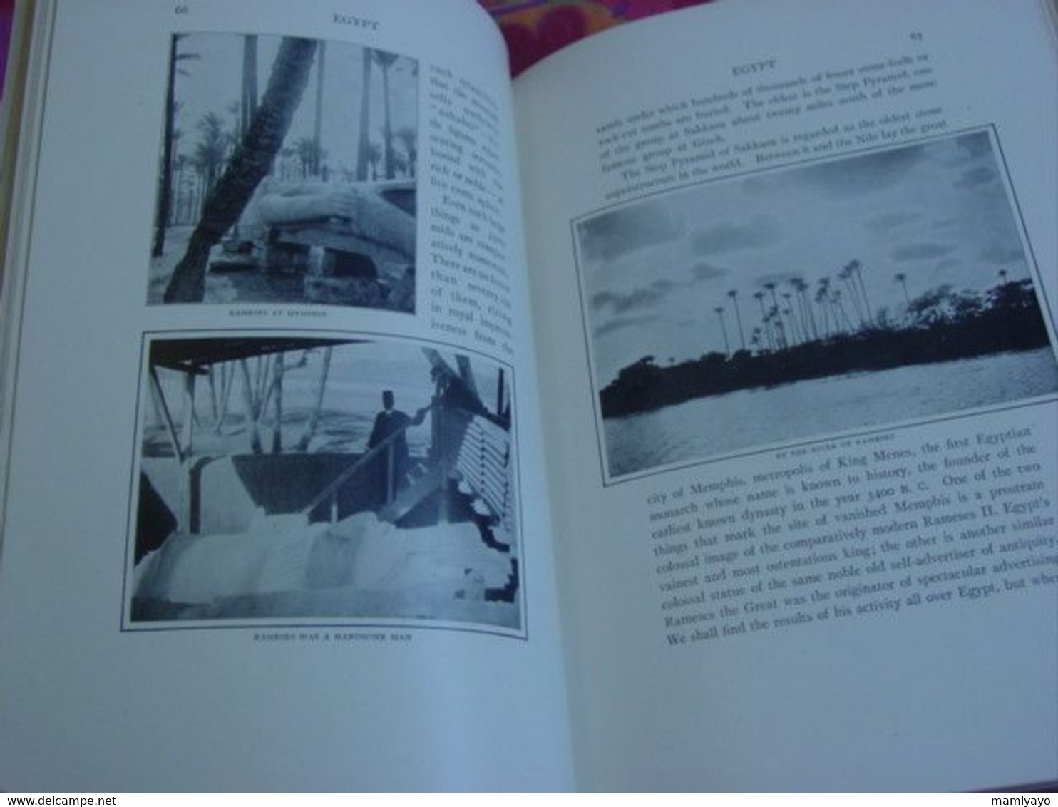 BURTON HOLMES-TRAVELOGUES * EGYPT-SOUTHERN ITALY -SWITZERLAND  / RÉCITS DE VOYAGE Vol IV .Égypte Italie du Sud Suisse ..