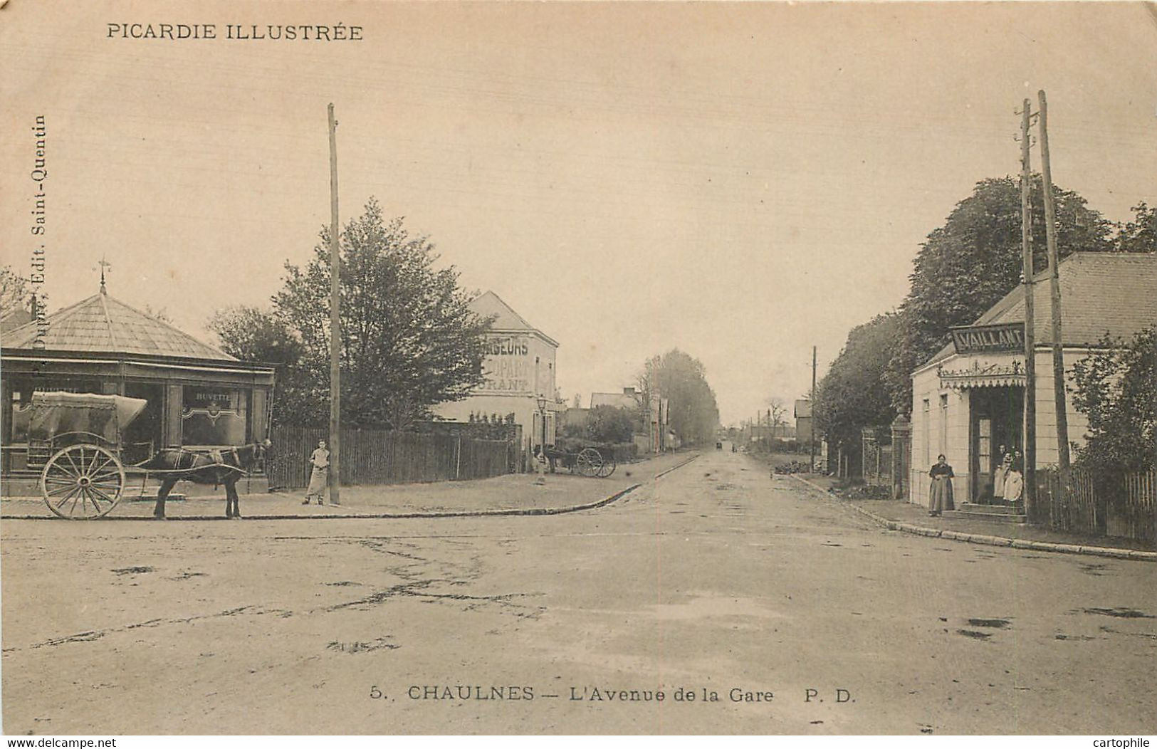 80 - CHAULNES - Avenue De La Gare - Chaulnes
