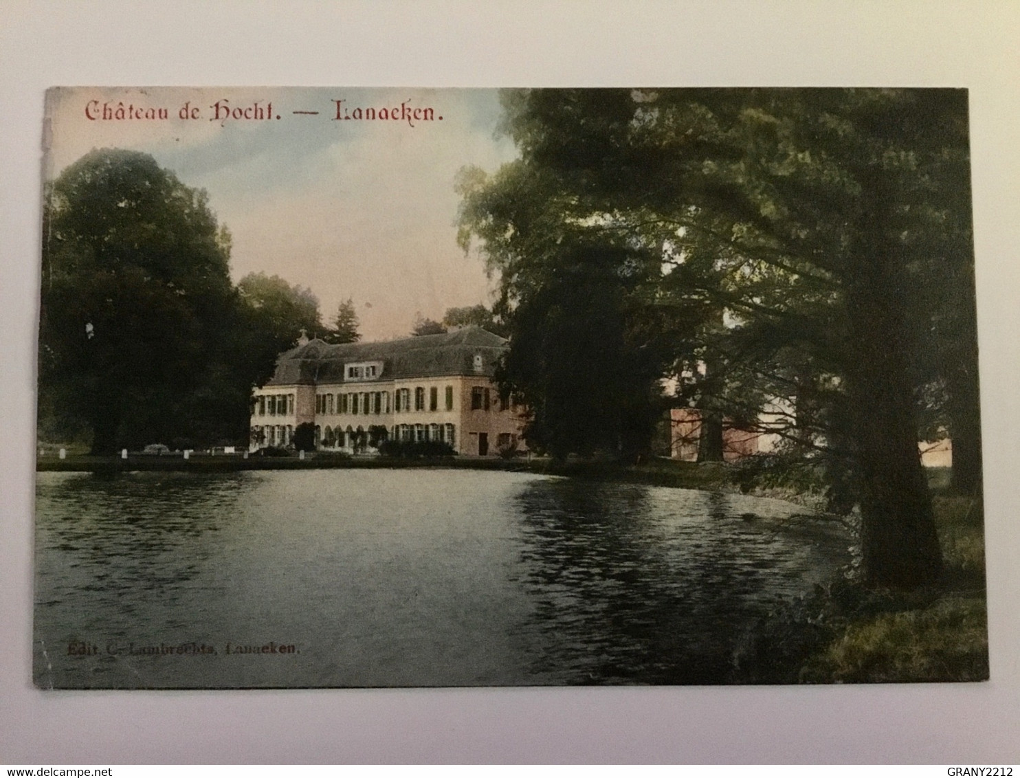 LANAKEN «  CHÂTEAU DE HOCHT  1911 «  PANORAMA COULEUR.Edit C.Lambrechts. - Lanaken