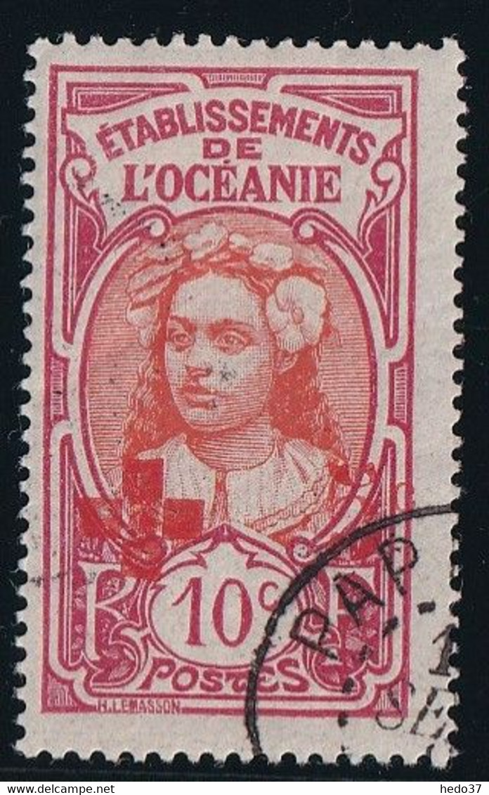 Océanie N°40 - Variété Croix Cassée - Oblitéré - TB - Gebruikt