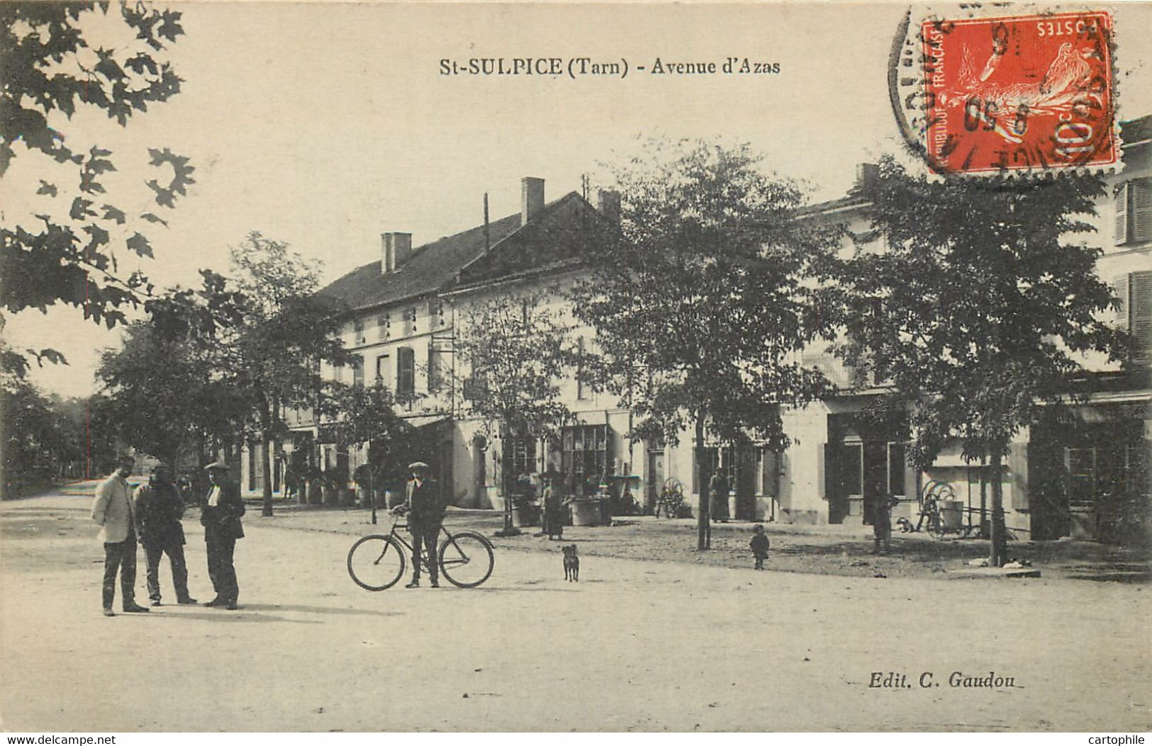 81 - SAINT SULPICE -  Avenue D'Azas En 1916 - Saint Sulpice