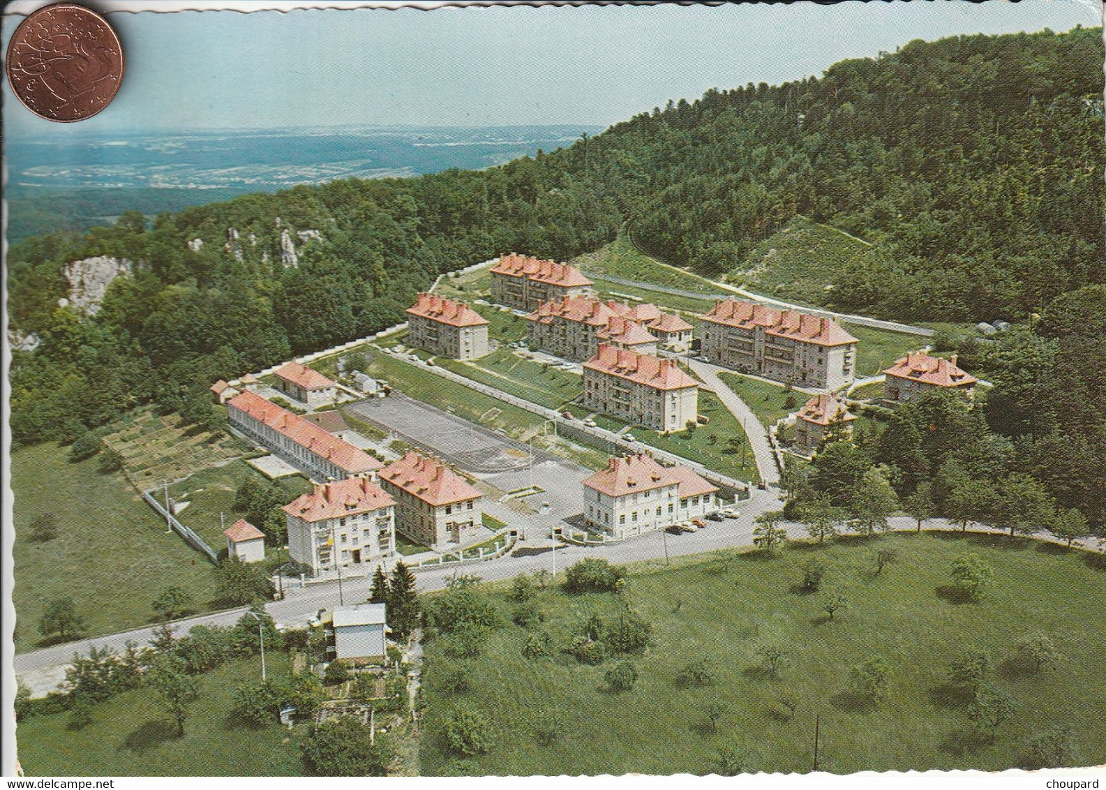 68 -  Carte Postale Semi Moderne De  FERRETTE     Vue Aérienne - Ferrette