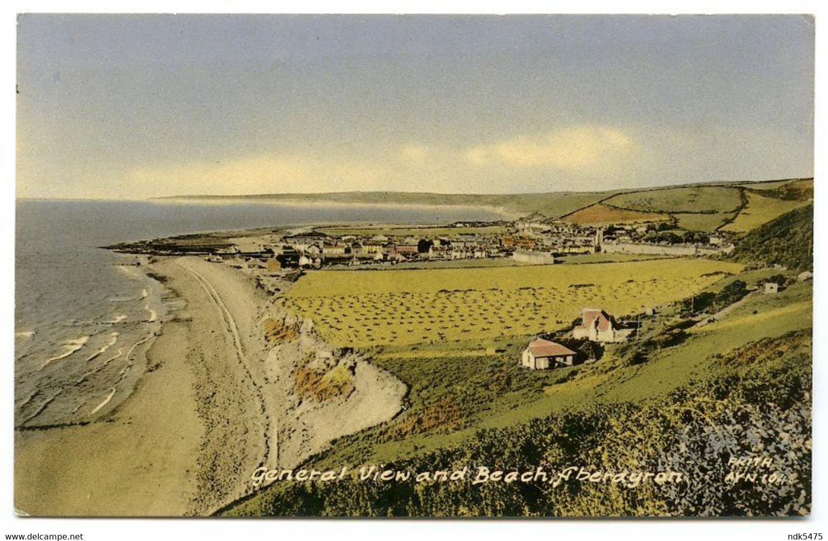 ABERAYRON / ABERAERON : GENERAL VIEW AND BEACH - Cardiganshire