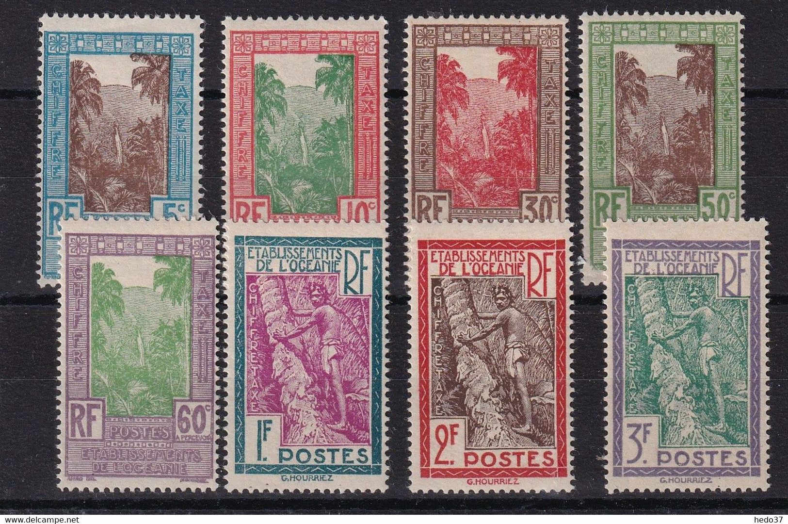 Océanie Taxe N°10/17 - Neuf ** Sans Charnière - N°10 Neuf * - N°13 B/TB Sinon TB - Timbres-taxe