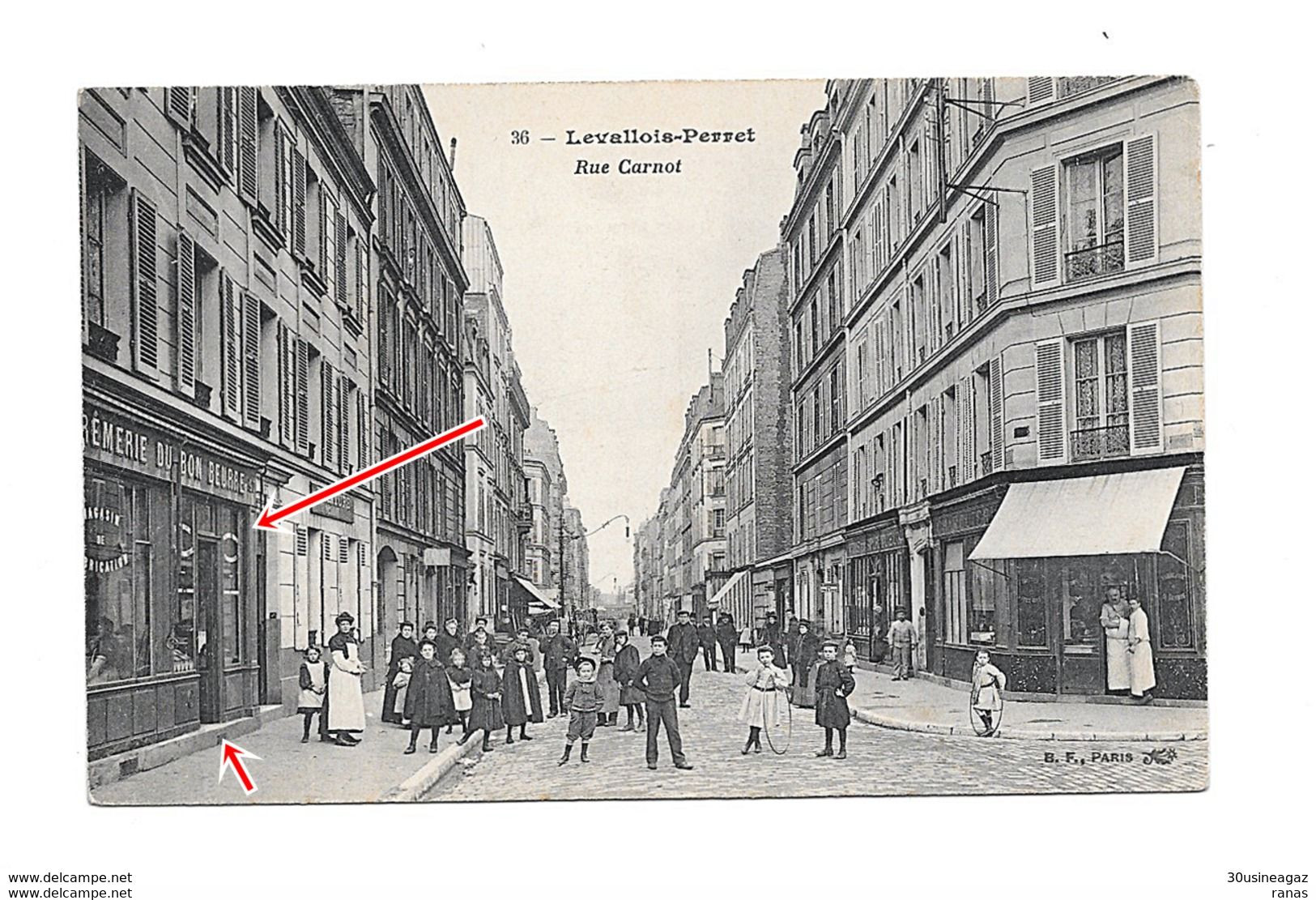 CPA [92] Hauts De Seine > Levallois Perret Carte Photo Non Circulé Commerce Shop - Levallois Perret