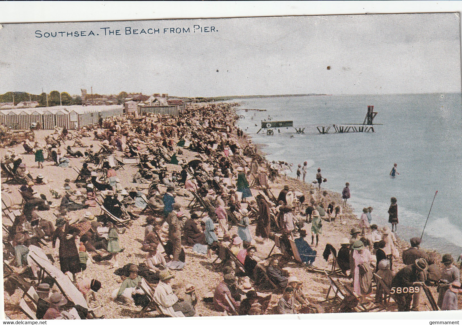 SOUTHSEA - THE BEACH FROM PIER - Southsea