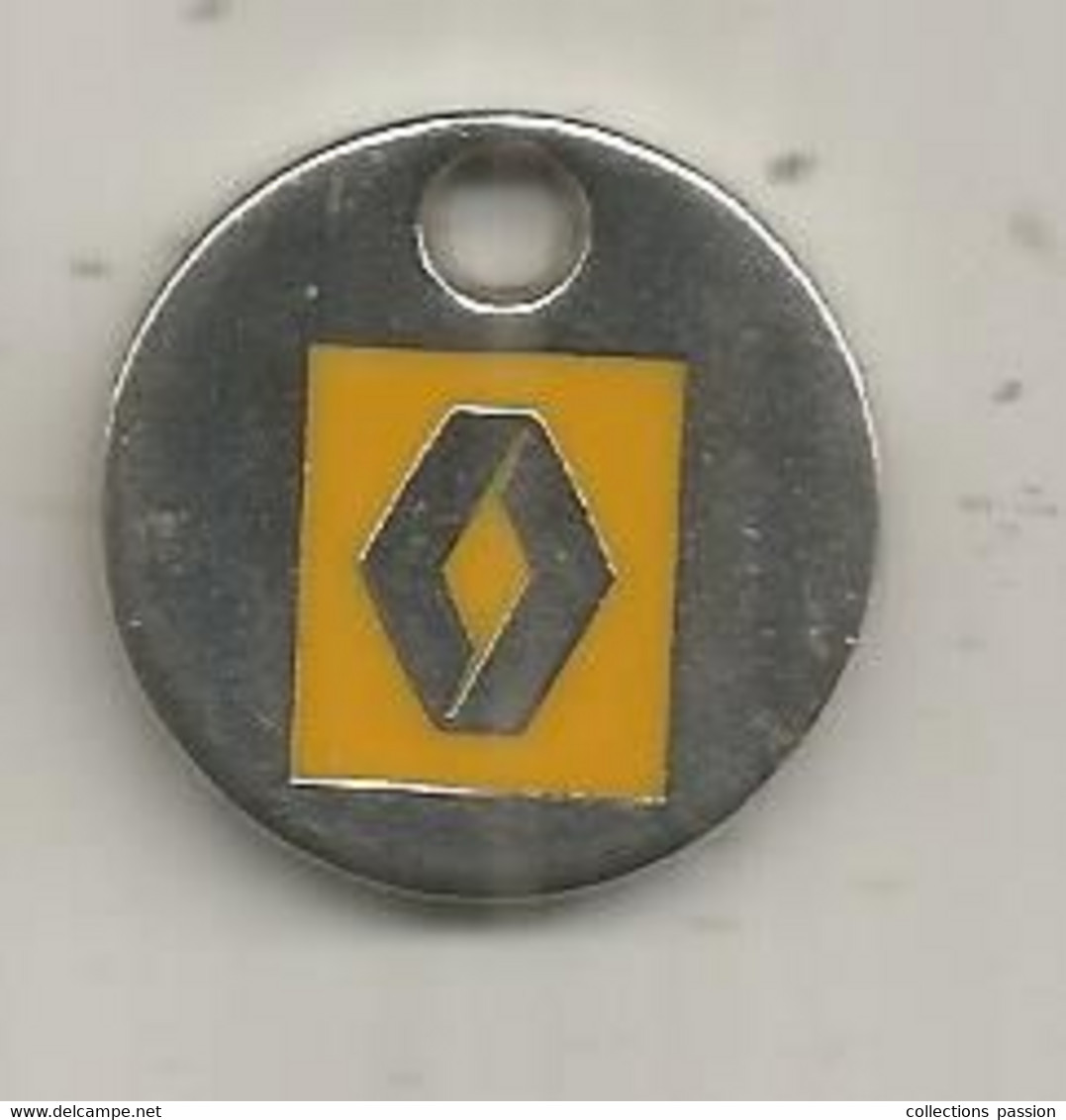 JETON DE CADDIE, RENAULT, Sté Des Garages De CHELLES, 2 Scans - Einkaufswagen-Chips (EKW)