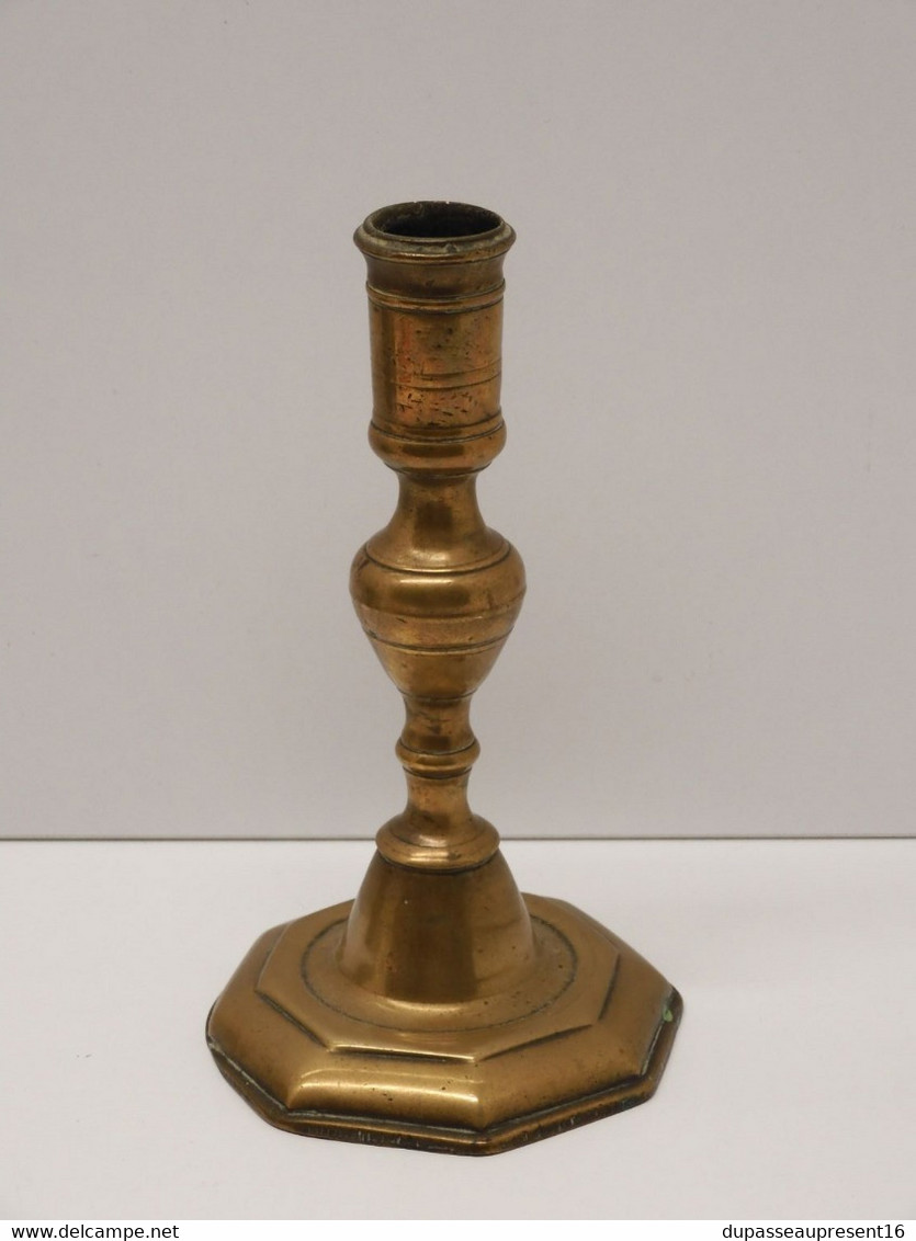 *JOLI BOUGEOIR BRONZE HAUTE EPOQUE CANDLESTICK LOUIS XIII CANDLE BOUGIE XVIIe   E