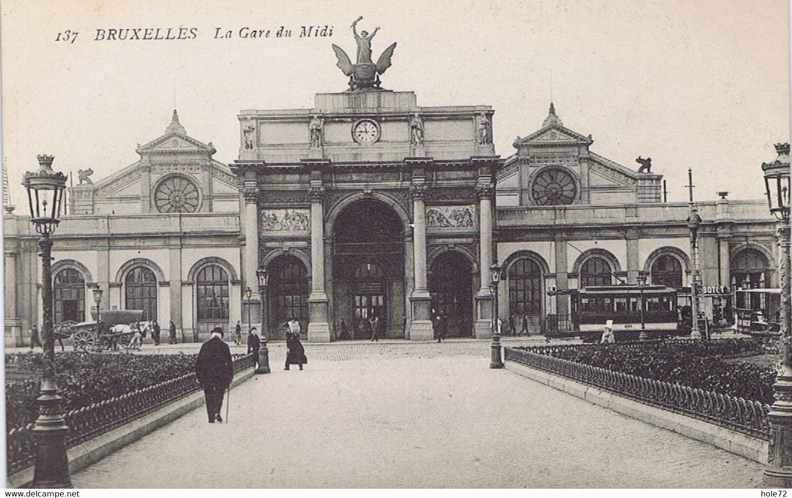 Belgique - Bruxelles - La Gare Du Midi - Spoorwegen, Stations