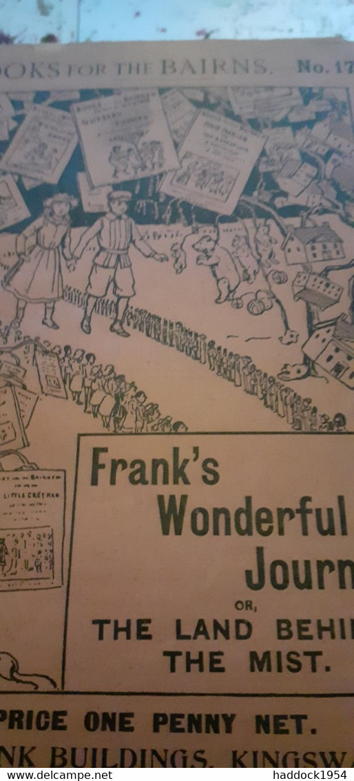 Frank's Wonderful Journey Or The Land Behind The Mist Stead's Publishing House 1910 - Contes De Fées Et Fantastiques