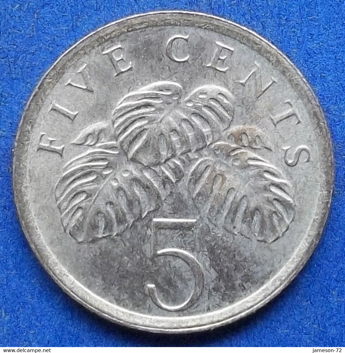 SINGAPORE - 5 Cents 1988 "fruit Salad Plant" KM# 50 Independent (1965) - Edelweiss Coins - Singapour