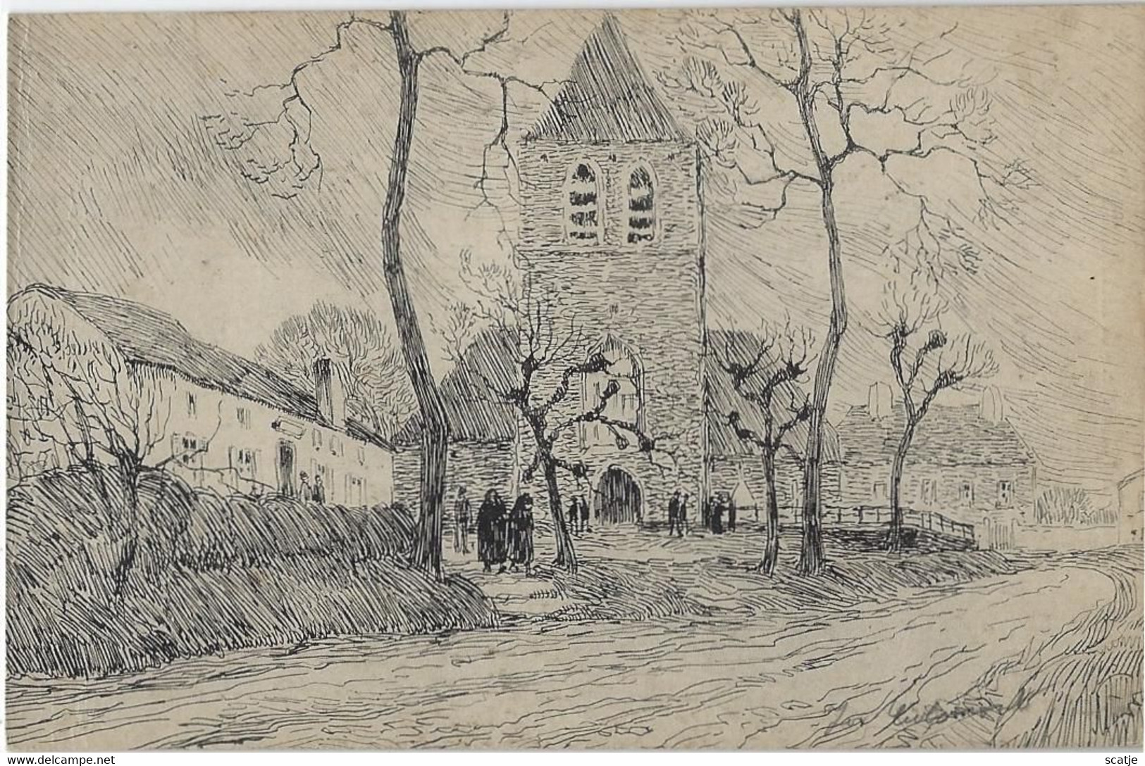 Beersel   -   L'Eglise    -   LITHO - Beersel