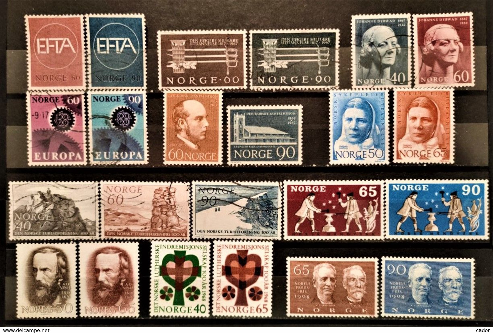 NORVEGE - Années Complètes 1967/1968 + 1969 Partielle (voir Détail Et 2 Scan) - Volledig Jaar